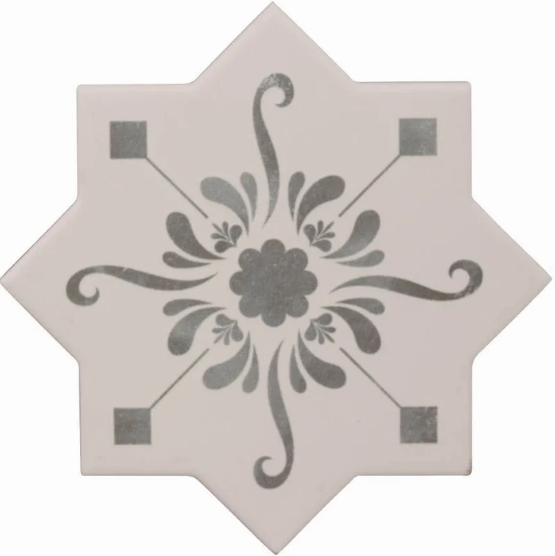 Декоративный элемент Cevica Becolors Star Dec. Stencil Grey 132,5x132,5 матовый