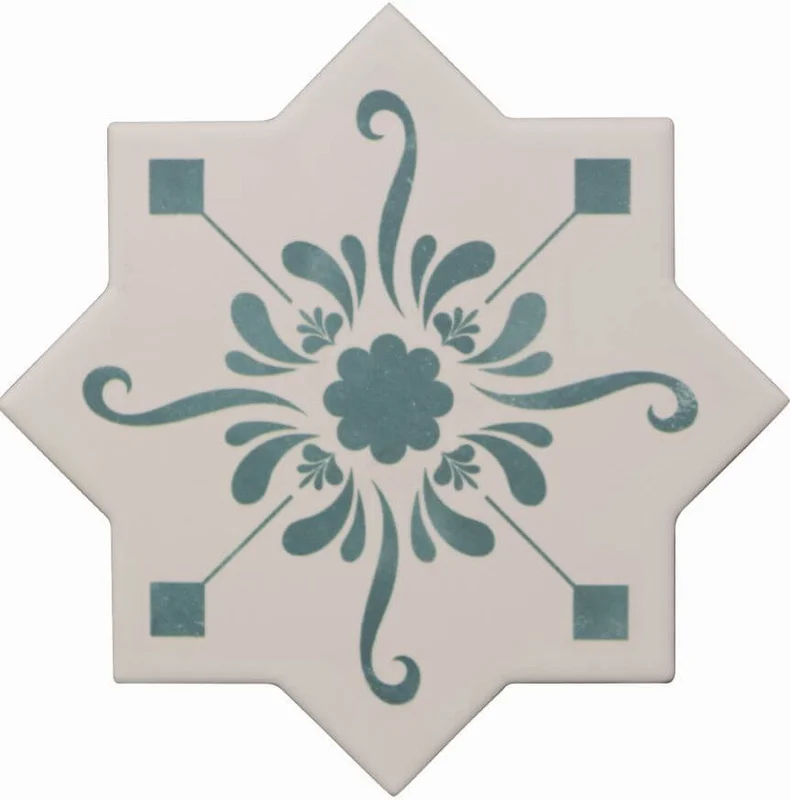 Декоративный элемент Cevica Becolors Star Dec. Stencil Lagoon 132,5x132,5 матовый