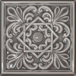 Плитка Cevica CV62792 Plus 15x15 Classic 1 Basalt глянцевая