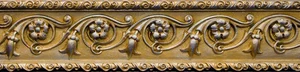 Бордюр Cevica Cenefa Flor Gold 7,5x30 матовый