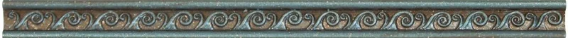 Бордюр Cevica Listelo Flor Gold 2,5x30 матовый