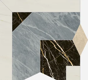 Декоративный элемент Italon Charme Extra Atlantic Intarsio Angolo 59x59 полированный