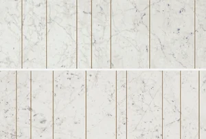 Декоративный элемент Italon Charme Extra Carrara Inserto Golden Line 25x75 глянцевый