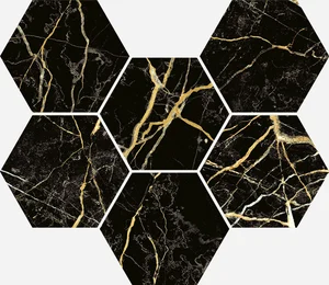 Мозаика Italon Charme Extra Laurent Mosaico Hexagon 25x29 патинированная