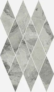 Мозаика Italon Charme Extra Silver Mosaico Diamond 28x48 полированная