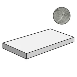 Ступень Italon Charme Extra Silver Scalino Angolare DX 33x60 матовая