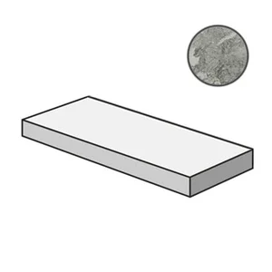 Ступень Italon Charme Extra Silver Scalino Angolare SX 33x120 матовая