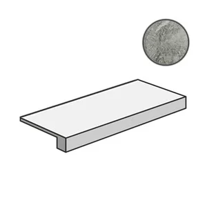 Ступень Italon Charme Extra Silver Scalino Frontale 33x120 матовая