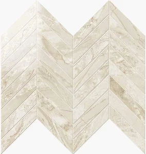 Мозаика Novabell Chevron Crema Lapp. IMP 442L 24,7x30 лаппатированная