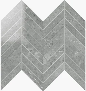 Мозаика Novabell Chevron Grigio Imperiale Lapp. IMP 222L 24,7x30 лаппатированная