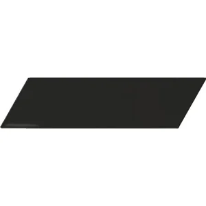 Плитка Equipe Chevron Wall Black Left Matt 23357 5,2x18,6 матовая