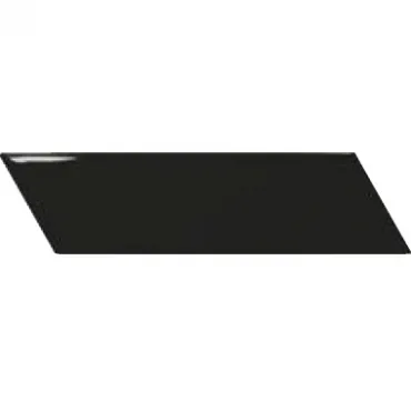 Плитка Equipe Chevron Wall Black Right 23366 5,2x18,6 глянцевая