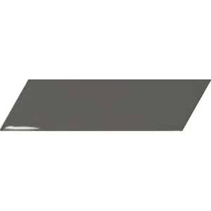 Плитка Equipe Chevron Wall Dark Grey Left 23349 5,2x18,6 глянцевая