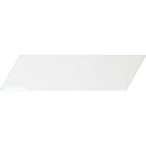 Плитка Equipe Chevron Wall White Left 23344 5,2x18,6 глянцевая