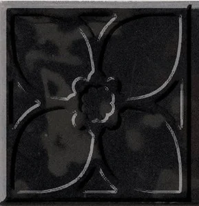 Вставка Cifre Bulevar Altair Black Taco 10x10 глянцевая