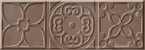 Декоративный элемент Cifre Bulevar Altair Moka Decor 10x30 глянцевый