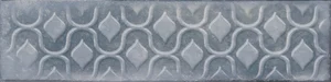 Декоративный элемент Cifre Drop Relieve Blue Brillo 7,5x30 глянцевый