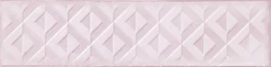 Декоративный элемент Cifre Drop Relieve Pink Brillo 7,5x30 глянцевый