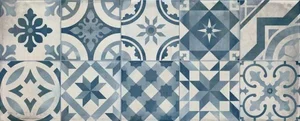 Декоративный элемент Cifre Montblanc Decor Miravent Blue 20x50 глянцевый