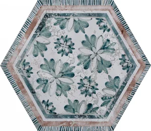 Декоративный элемент Cir Fuoritono Esagona Fuorimaiolica S/6 1073733 24x27,7 матовый