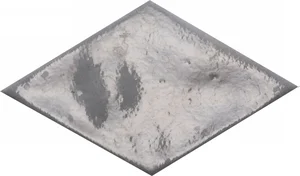 Керамогранит Cir Fuoritono Rombo Fuorigrigio Lucido 1072717 13,7x24 глянцевый