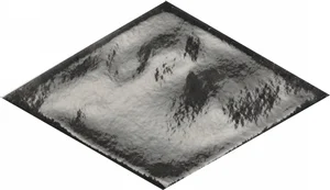 Керамогранит Cir Fuoritono Rombo Fuorinero Lucido 1072720 13,7x24 глянцевый
