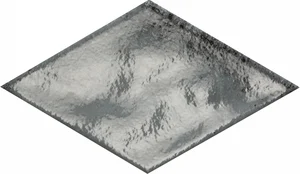 Керамогранит Cir Fuoritono Rombo Fuoripetrolio Lucido 1072719 13,7x24 глянцевый