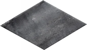 Керамогранит Cir Fuoritono Rombo Nero Opaco Matt 1072723 13,7x24 матовый