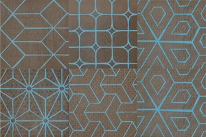 Декоративный элемент Cir Mat Dec Blu Mix Mud 6 1055571 20x20 матовый