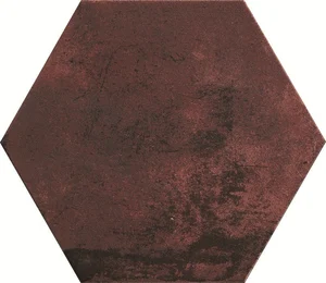 Керамогранит Cir Miami Red Clay Esagona 24x27,7 матовый
