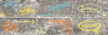 Декоративный элемент Cir New York Ins S/6 Col.Words Wall Street 1048532 10x20 матовый