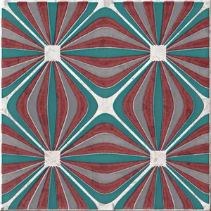 Декоративный элемент Cir Venezia Ins. Griccia Lampone 1060981 20x20 матовый