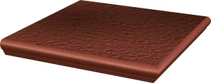 Paradyz Cloud Rosa Duro Ступень с носиком угловая 33x33 структурированная