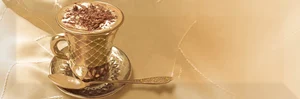 Декоративный элемент Absolut Keramika Coffee Gold A 10x30 глянцевый