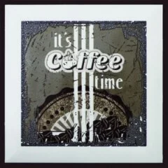 Декоративный элемент Monopole Coffee Time Brown C 15x15 глянцевый
