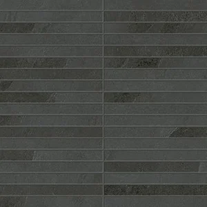 Мозаика Coliseumgres Ardesia Black Mosaico Strip 610110001035 30x30 натуральная