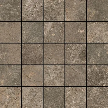 Мозаика Coliseumgres Cervinia Terra Mosaico 28x28 матовая