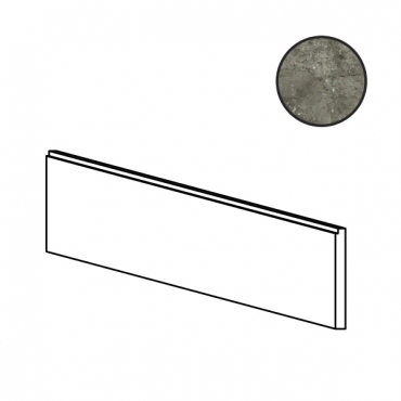 Бордюр Coliseumgres Da Vinci Brown Battiscopa 610130005299 7,2x60 матовый
