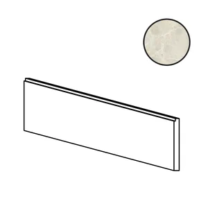 Бордюр Coliseumgres Da Vinci White Battiscopa 610130005297 7,2x60 матовый
