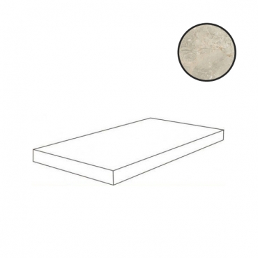 Ступень Coliseumgres Da Vinci White Beige Scalino Sx 620070002307 33x60 матовая
