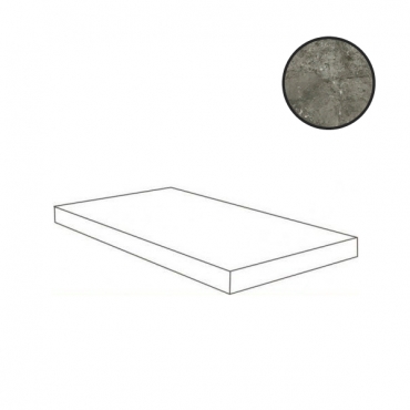 Ступень Coliseumgres Da Vinci White Brown Scalino Dx 620070002305 33x60 матовая