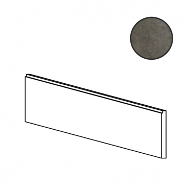 Бордюр Coliseumgres Expo Dark Battiscopa 610130005302 7,2x60 матовый