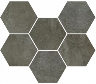 Expo Dark Mosaico Hexagon 620110000174