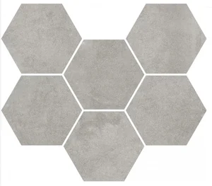 Мозаика Coliseumgres Expo Grey Mosaico Hexagon 620110000173 25x29 матовая