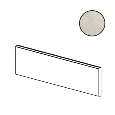 Бордюр Coliseumgres Expo White Battiscopa 610130005300 7,2x60 матовый