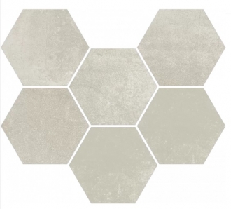 Expo White Mosaico Hexagon 620110000172