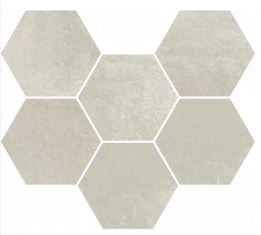 Мозаика Coliseumgres Expo White Mosaico Hexagon 620110000172 25x29 матовая