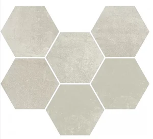 Мозаика Coliseumgres Expo White Mosaico Hexagon 620110000172 25x29 матовая
