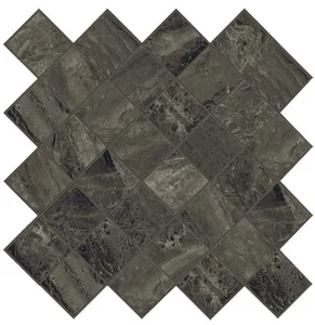Мозаика Coliseumgres Firenze Nero Mosaico 27x27 лаппатированная