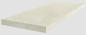 Ступень Coliseumgres Malpensa White Scalino Angolo Dx 33x90 матовая